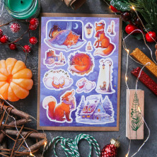 Стикерпак "Snowy Fox"