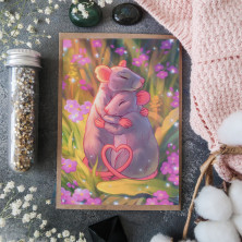 Открытка "Rat's Love (Violet)"