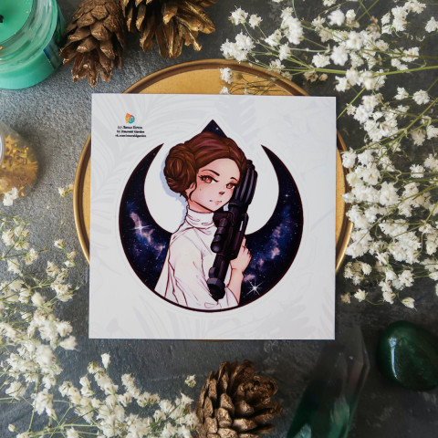 Стикер "Лея"