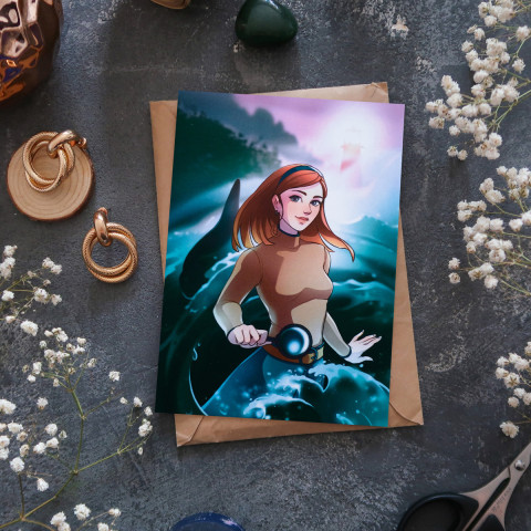 Открытка "Нэнси Дрю"