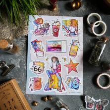 Стикерпак "USA Travel"