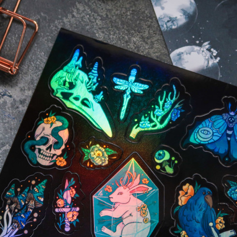 Стикерпак "Dark Aesthetics" голография