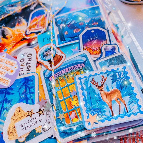 Лисий конверт-сюрприз "Снежные Сны"