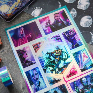 Стикерпак "Cyberpunk" голография