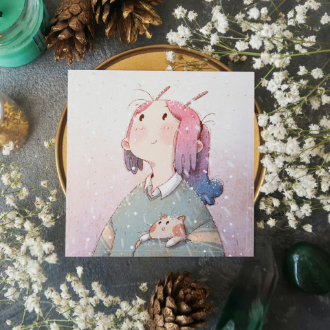 Стикер "Созерцая Прекрасное"