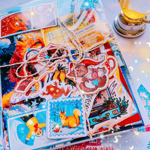 Лисий конверт-сюрприз "Тёплая Зима"