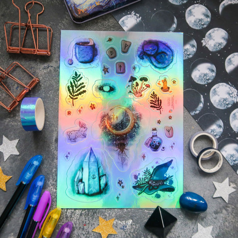 Стикерпак "Magic by Christina Sanko" голография