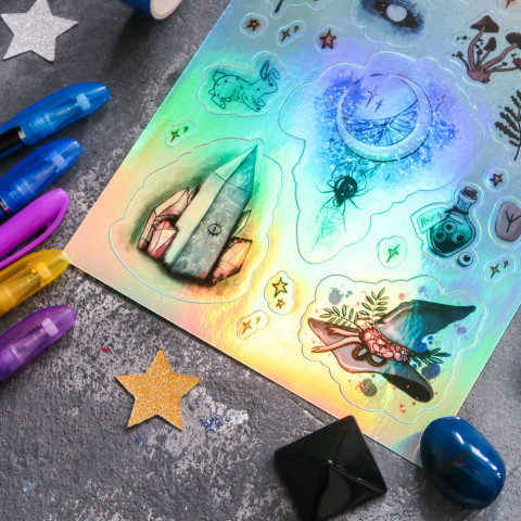 Стикерпак "Magic by Christina Sanko" голография