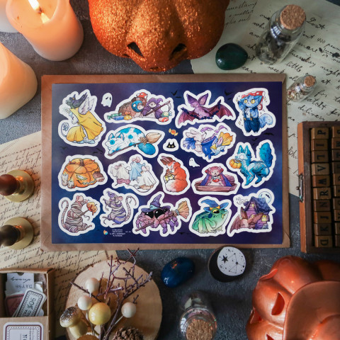 Стикерпак "Загадочные и Пушистые"