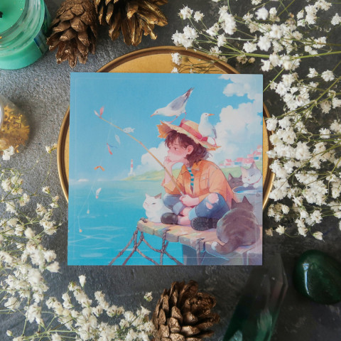 Стикер "Cute Fishing"