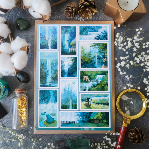 Стикерпак "Waterfall"