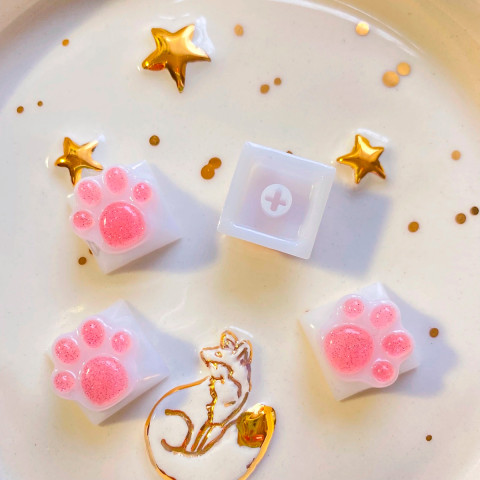 Кейкап "Розовая лапка"