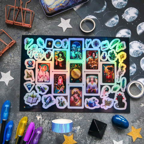 Стикерпак "Таро" голография