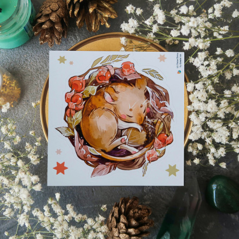 Стикер "Sleeping Mouse"