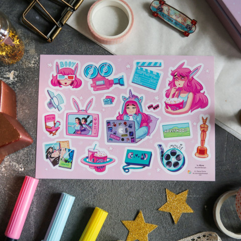 Стикерпак "Movie Time"