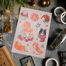 Стикерпак "Собачки" голография