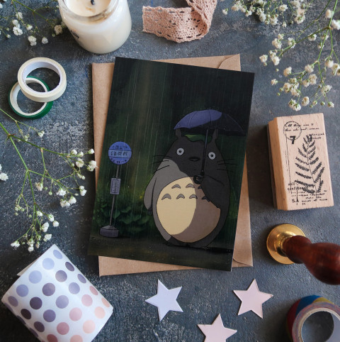 Открытка "Тоторо"