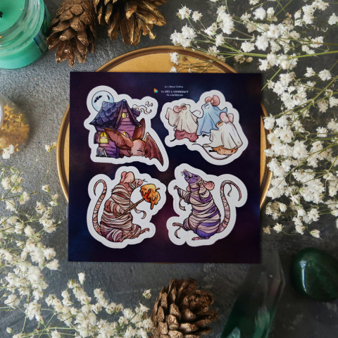 Стикер "Загадочные и Пушистые"